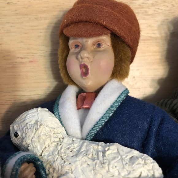 Vintage Christmas Carolers Children Lot of 4 - Picture 5 of 11